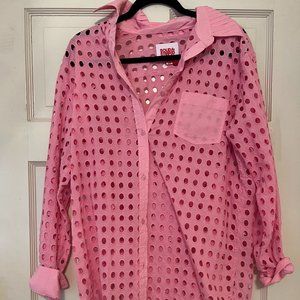 Solid & Striped Pink Cabana Top